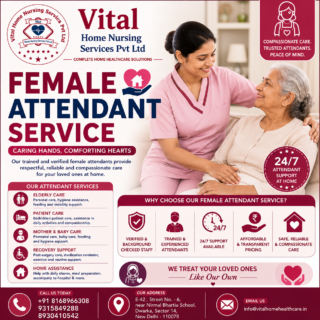 Female Attendant Service in Gurgaon (Gurugram)