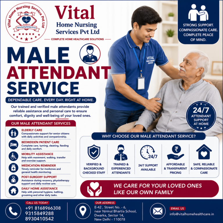 Male Attendant Service in Gurgaon (Gurugram)