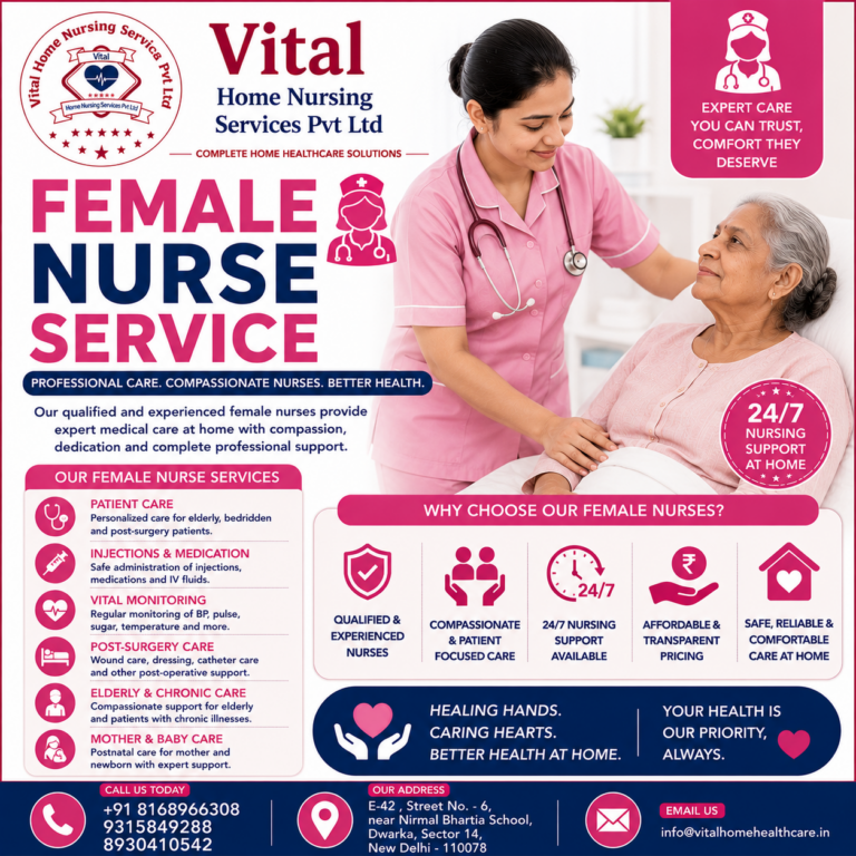 Female Nurse Service in Gurgaon (Gurugram)