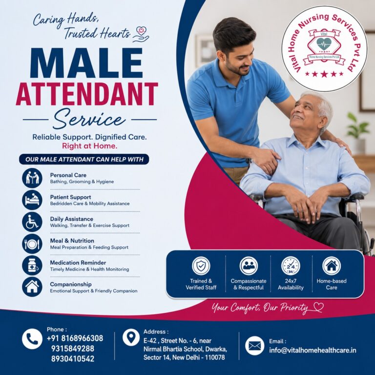 Male Attendant Service in Gurgaon