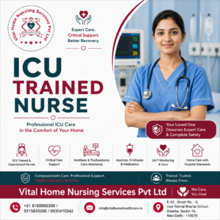 ICU Trained Nurse in Noida