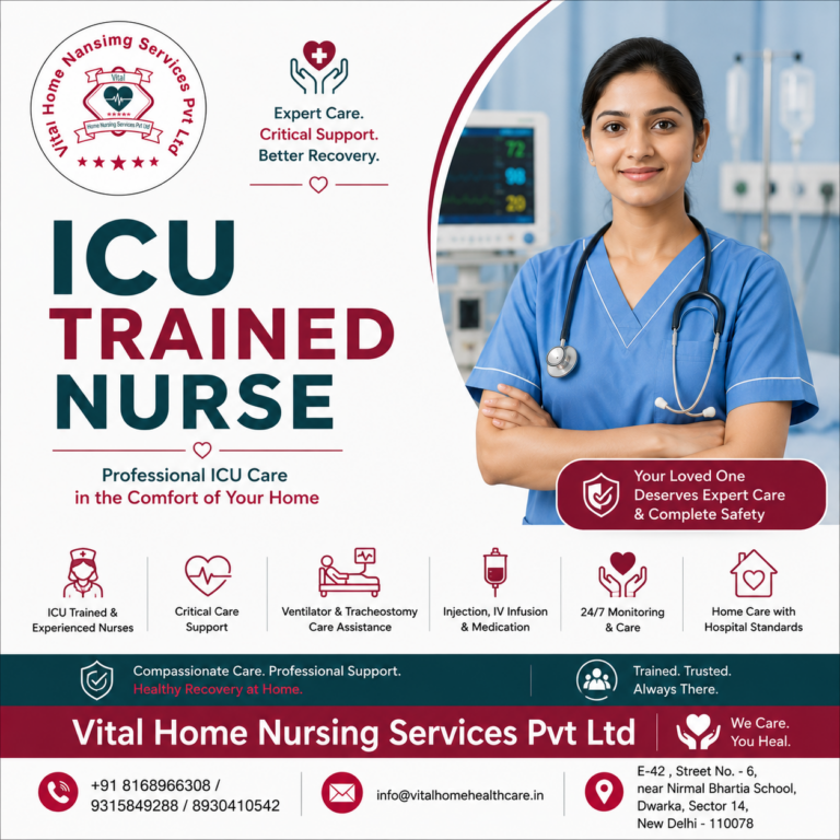 ICU Trained Nurse in Noida