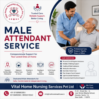 Male Attendant Service in Noida
