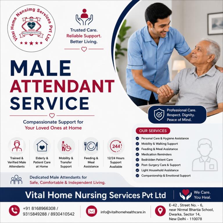 Male Attendant Service in Noida