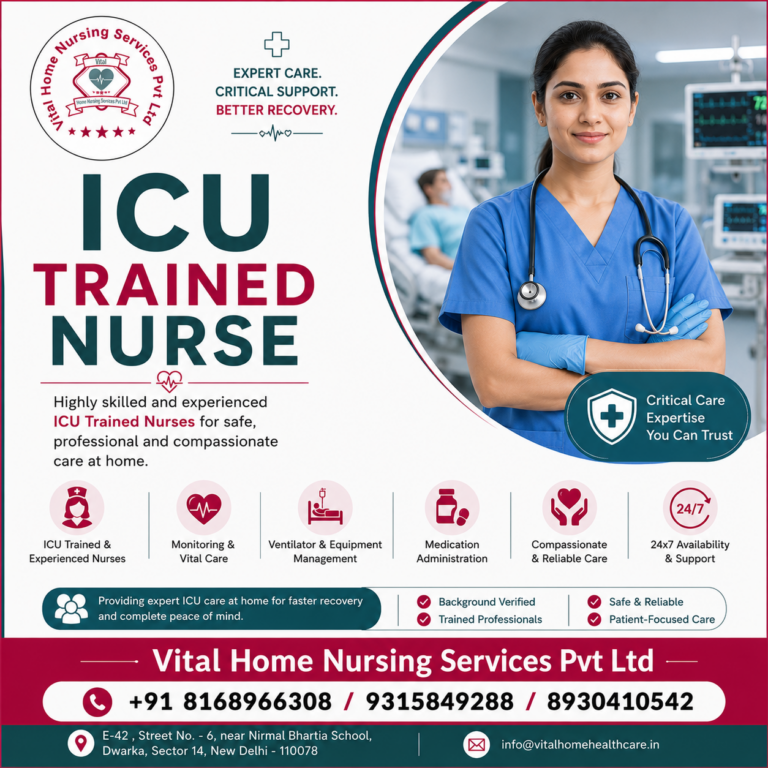 ICU Trained Nurse in Noida