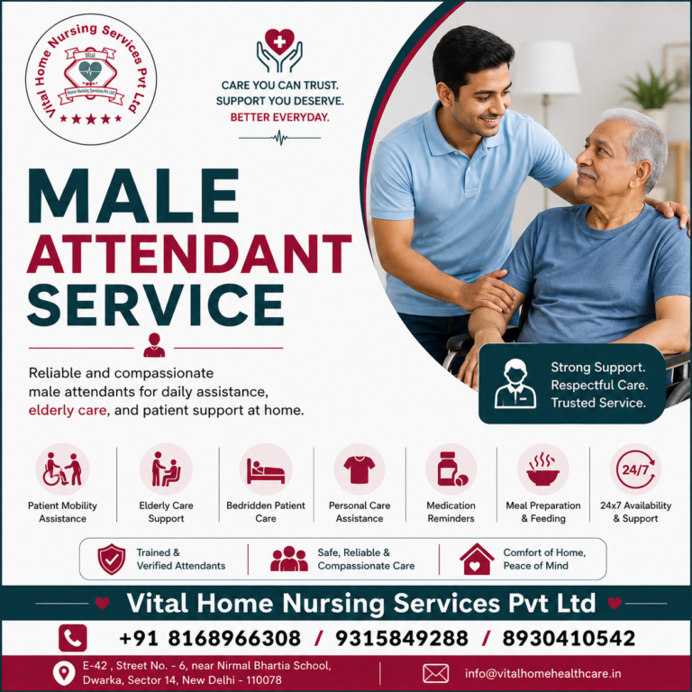 Male Attendant Service in Noida