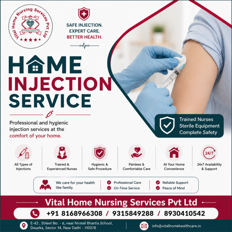 Home Injection Service in Noida