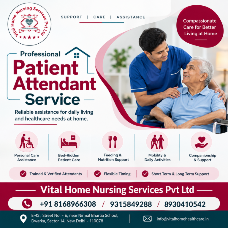 Patient Attendant Service in Noida